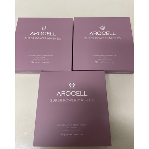 AROCELL SUPER POWER MASK 아로셀 슈퍼 파워 마스크 EX 12p(4p*3) 콜라겐마스크 아로셀 마스크팩 아로셀콜라겐마스크팩 슈퍼파워 슈퍼파워마스크 슈퍼파워마스크팩, 4개입, 3개