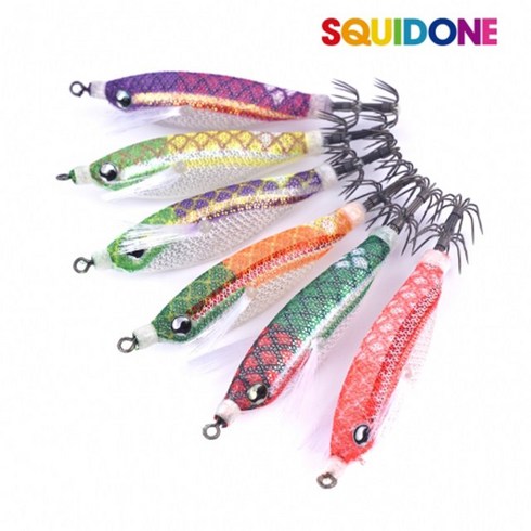 2023년 가성비 최고 스퀴드원에기 - 스퀴드원 네온스타 슷테 쭈꾸미 갑오징어 문어 에기 야광 수평에기, 006 핑크 팬더, 1개