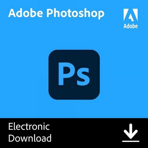 어도비구독 - Adobe Photoshop | 사진 이미지 및 디자인 편집 소프트웨어 자동 갱신 기능이 있는 12개월 구독 PCMac, Illustrator