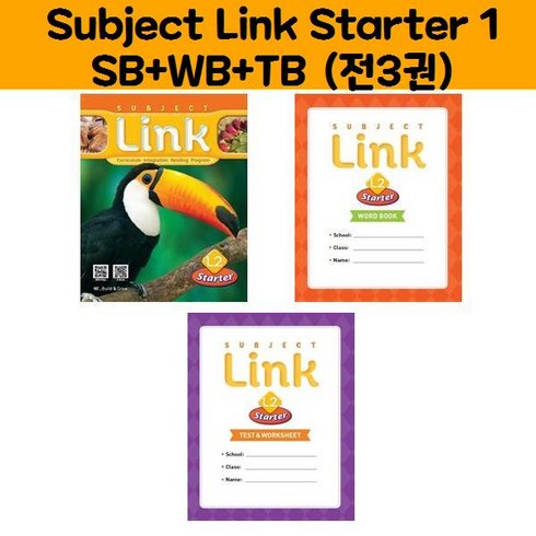 Subject Link Starter 2 SB+WB+TB (전3권)/NE Build&Grow