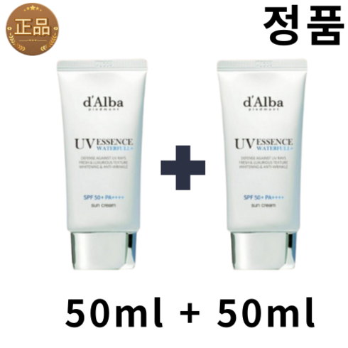 달바 워터풀 에센스 선크림 1+1 더블기획, 4개, 50ml