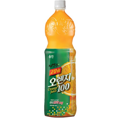 자연은 고칼슘 오렌지 페트 1.5L, 12개