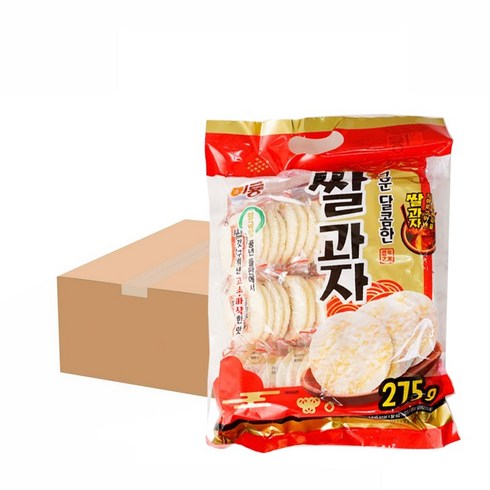 미룡 구운 달콤한 쌀과자 10p, 275g, 10개