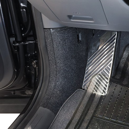 [BELUCAR] EV9 도어 페달 사이드 운전석 조수석 발판 스크래치 오염 방지 커버 보호 실내 인테리어 카악세사리 튜닝 자동차 몰딩 용품, 펠트