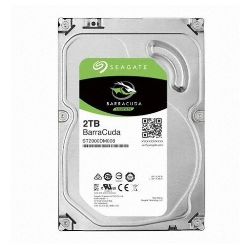 씨게이트2tbhdd - 씨게이트 바라쿠다 HDD 7200/256M ST2000DM008 2TB