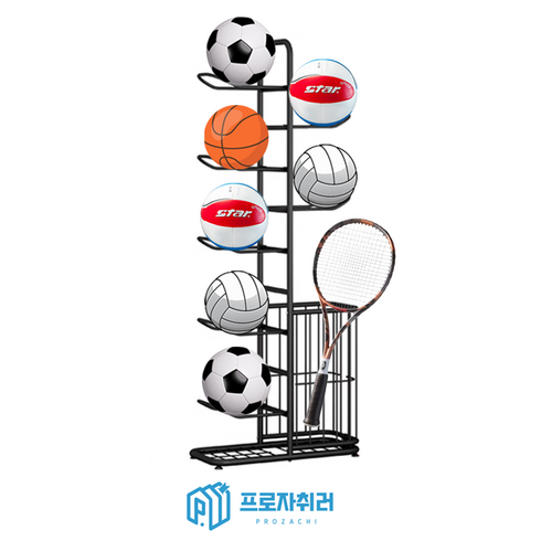 테니스라켓거치대 - 공 거치대 라켓 보관함 정리대 정리함, 1개