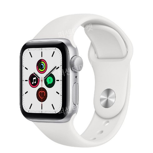 애플스마트워치 GPS Apple 워치 스마트워치 44mm 밴드 블루투스 8시리즈 스포츠, 44/45밀리미터, GPS+셀룰러버전, 8. SE 2021년모델 실버화이트