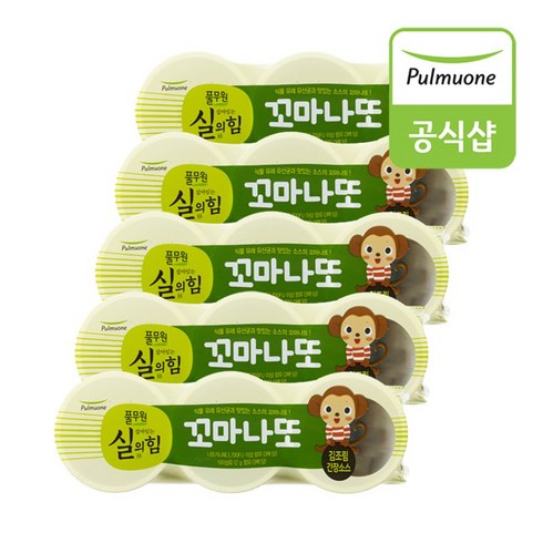 풀무원 꼬마나또 김조림 간장 SET 3팩5개, 1세트, 단일상품_개당 중량_상세페이지참조