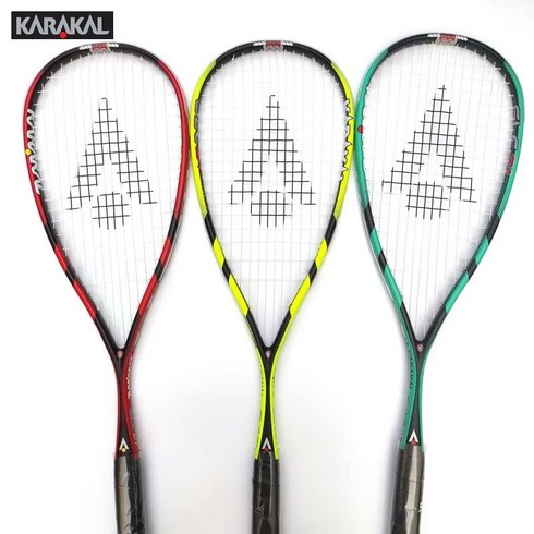 스쿼시라켓 KARAKAL 초경량 탄소 스쿼시 라켓 전문가용 라켓, 2.Yellow