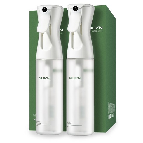 1+1 누븐 천연 섬유 탈취제 담배 방 냄새제거 스프레이 300ml, 2개