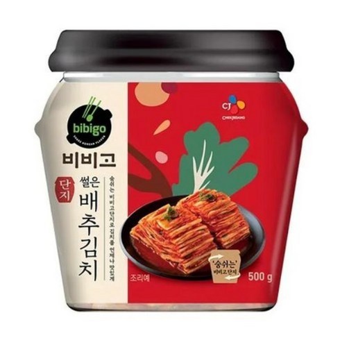 비비고썰은배추김치 - 자취템 비비고 썰은배추김치 500g 2개