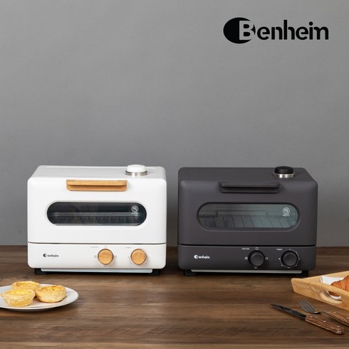 벤하임 브런치 스팀샤워 전기오븐 BOV-800B(화이트)/BMO-800I(그레이), BOV-800B(화이트)