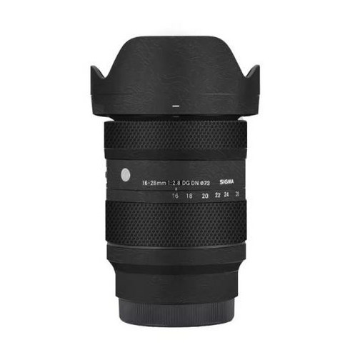 m1dg27 - 시그마 28 70 F 2.8 렌즈 스킨 랩 커버 데칼 보호대 코트 스티커 소니 E 마운트용 3M 필름 시그마 28-70mm F2.8 DG DN, 27) Contour Black, 1개