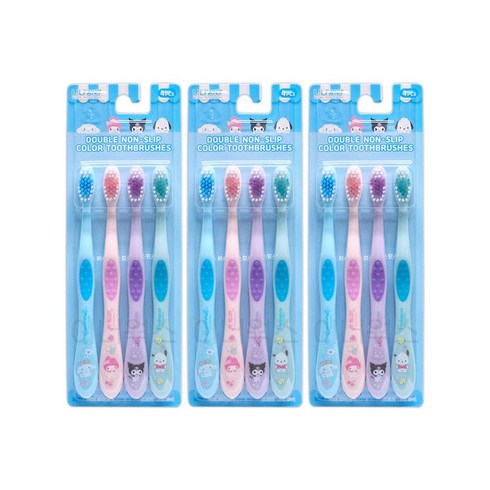 릴팡 산리오 더블 논슬립 컬러 어린이 칫솔 4P x 3개 mod*82601Vw, 본상품선택, 본상품선택