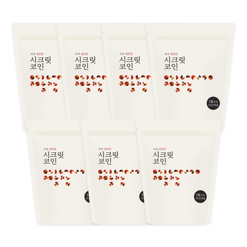 빅마마 시크릿코인 편안한맛, 80g, 7개