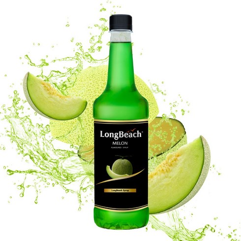 멜론시럽 - 롱비치 멜론 시럽, 740ml, 6개