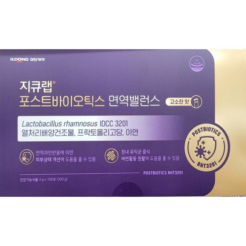 코스트코 일동 지큐랩 포스트바이오틱스 면역밸런스 3g x 100포, 300g, 1개