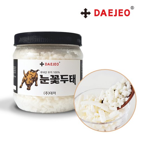 두태기름 - 대저 눈꽃두태400g 자연정제 국산 우지100% 두태기름, 3개, 400g