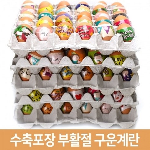 2023년 부활절 구운계란 수축필름 부활계란 포장 구운달걀 2판/5판