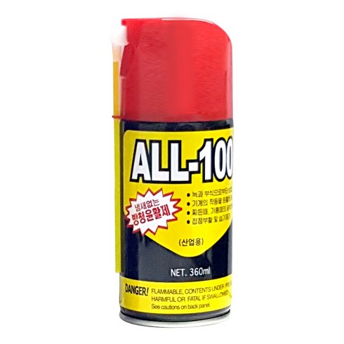 2023년 가성비 최고 방청윤활제all100 - 방청제 ALL 100 360ml 오일 윤활 소음 녹제거 부식 방지, 20개