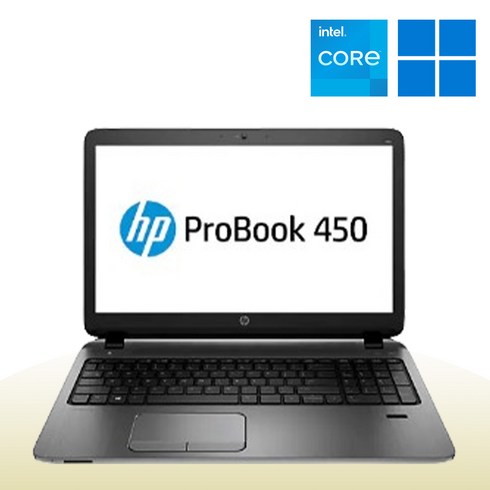 싼노트북 - HP 저렴한 업무용 가성비 싼 사무용 리퍼 노트북 15인치 PROBOOK 450 G2 i3 5010U 방전