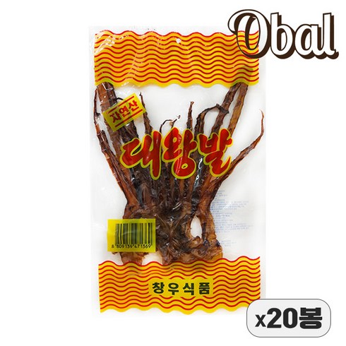 문어발 - 오발 대왕발35g x20봉(창우), 35g, 20개