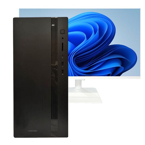 삼성전자 데스크탑 Tower DM500TGA-U3x + 27형(S27CM501) 스마트모니터 화이트, WIN11 Home