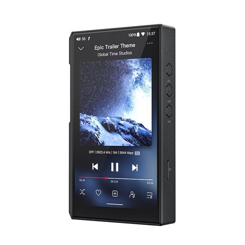 2024년 가성비 최고 FIIO M11S - FiiO M11S 음악 플레이어 스냅드래곤 660 듀얼 ES9038Q2M 고해상도 안드로이드 10 5.0 인치 MP3 와이파이 블랙