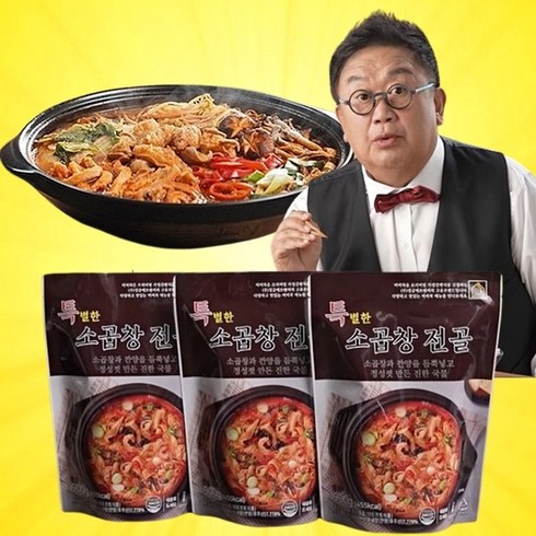 TV홈쇼핑 이용식의 특별한 소곱창전골 양평우거지 즉석식품, 900g, 6개