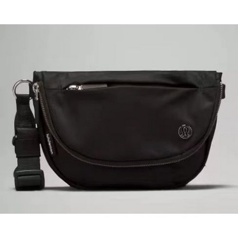 [룰루레몬] Lululemon All Night Festival Bag Micro/Zip Top 방수 크로스백, 블랙