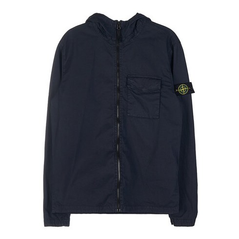 [스톤아일랜드 키즈] [라벨루쏘] 남아 로고 와펜 후드 자켓 781610210 V0120