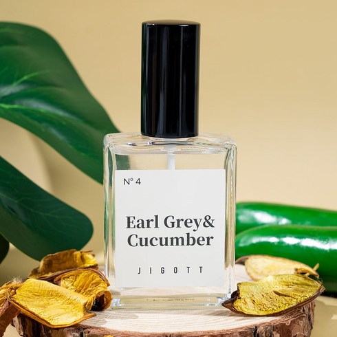 No.4 지고트 얼그레이&큐컴버 오 데 퍼퓸, 50ml, 2개