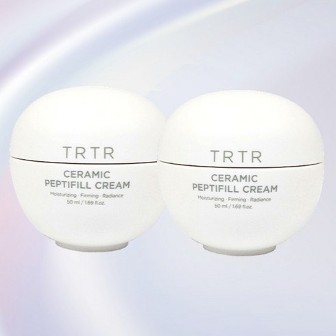 티르티르 티르티르 티알티알 TRTR 도자기 펩티필 크림 대용량 50ml 2통, 2개