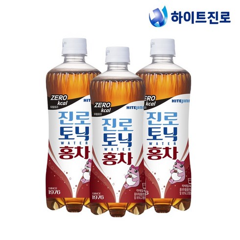 진로믹서 토닉워터 홍차 600ml X 20병, 20개