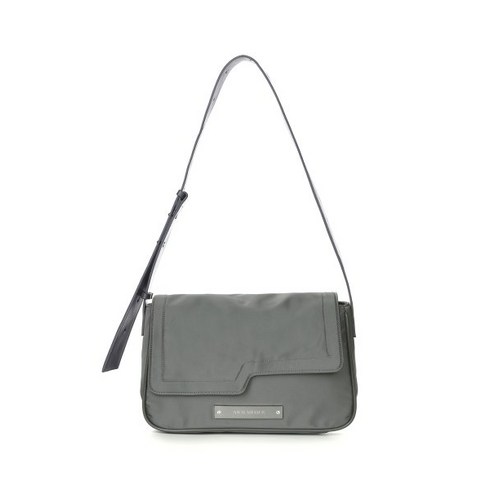 닉앤니콜 CRYSTAL WAVE POINT MESSENGER BAG_CHARCOAL