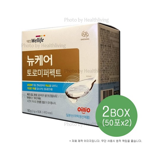 대상 토로미 퍼팩트 50포x2박스 연하곤란 점도증진제, 2개, 150g