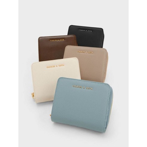 [찰스앤키스] NEW 지퍼 어라운드 스몰 월렛 CK6-10770621 CHARLES & KEITH 여성지갑 싱가포르 발송