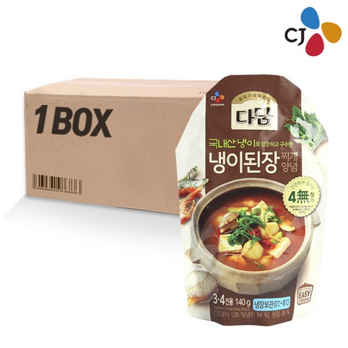 CJ 다담 냉이된장찌개양념 140g(16개), 140g, 16개