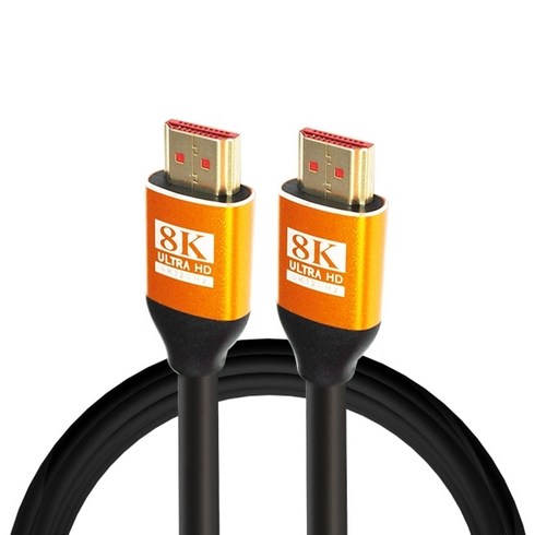 2023년 가성비 최고 엠비에프hdmi2.6m - 엠비에프 ULTRA HDMI 2.1 8K 슬림 골드케이블 1M MBF-SGHD2101, 1