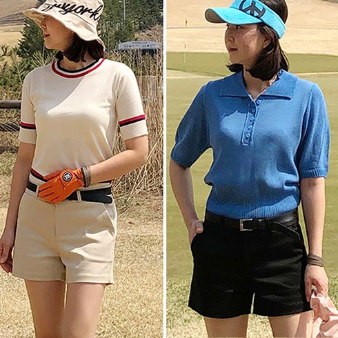 2024년 가성비 최고 여성골프반바지 - 여성 골프 스판 면 반바지 S~XL 빅사이즈 퀄리티 보장 인생 반바지