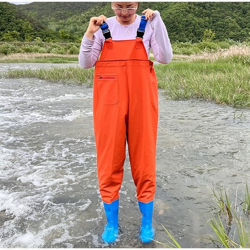 [멀리서도 눈에뛰는] 해루질 가슴장화 오렌지, 옐로우카라멜, 250