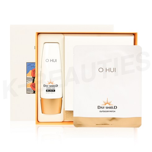 오휘 데이쉴드 퍼펙트 선 블랙 기획 아웃도어 패치, 50ml, 1세트
