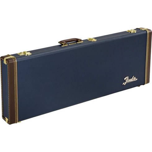 펜더하드케이스 - Fender 펜더 하드 케이스 Classic Series Wood Case StratTele Navy Blue, 1개