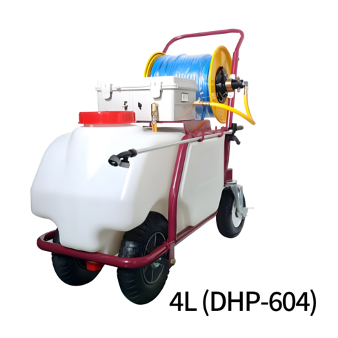 대원 4L 주행식 보행식 국산 분무기 농약 고압살포 분사 살수기 소독 호스포함 DHP-604, 4L (DHP-604), 1개