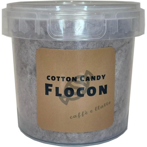 COTTON CANDY FLOCON 일본직구 솜사탕 솜사탕(카페라떼 0.9온스(25g), 사이즈, 1개