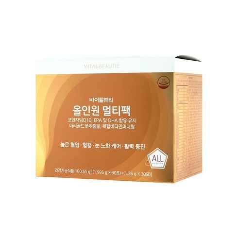 바이탈뷰티 올인원 멀티팩 30일분 (1.995g x 30포 + 1.36g x 30포), 3.355g