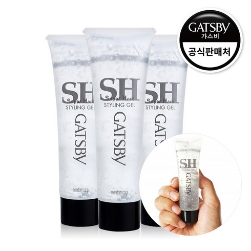 갸스비 스타일링 젤 슈퍼하드 핸디, 60g, 3개