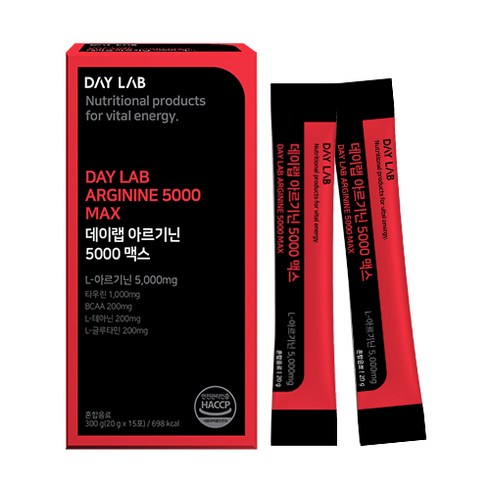 데이랩 아르기닌 5000 맥스, 15포, 1개