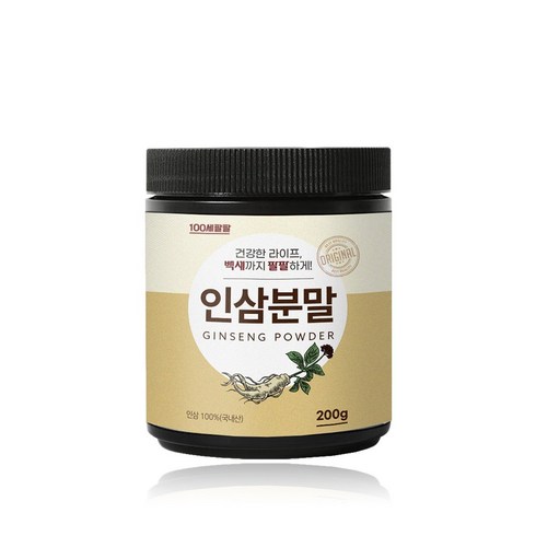 인삼가루 - 백세팔팔 인삼분말, 1개, 200g