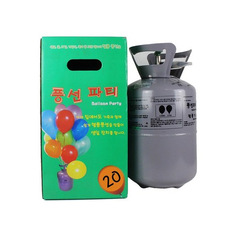 2023년 가성비 최고 트렉마돈 - 심스클럽 일회용 헬륨가스 7가지 용량 10/15/20/25/30/50/60, 풍선20개용